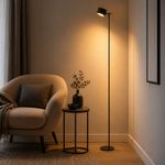 Lámpara LED Negra Multifunción 4 en 1 Recargable con Control de Temperatura