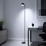 Lámpara LED Negra Multifunción 4 en 1 Recargable con Control de Temperatura