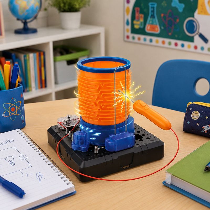 Kit Educativo STEM de Exploración con Robot Solar, Detector y Laberinto 3D
