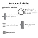 Aspiradora de Sólidos y Líquidos con Filtro HEPA de 3 galones