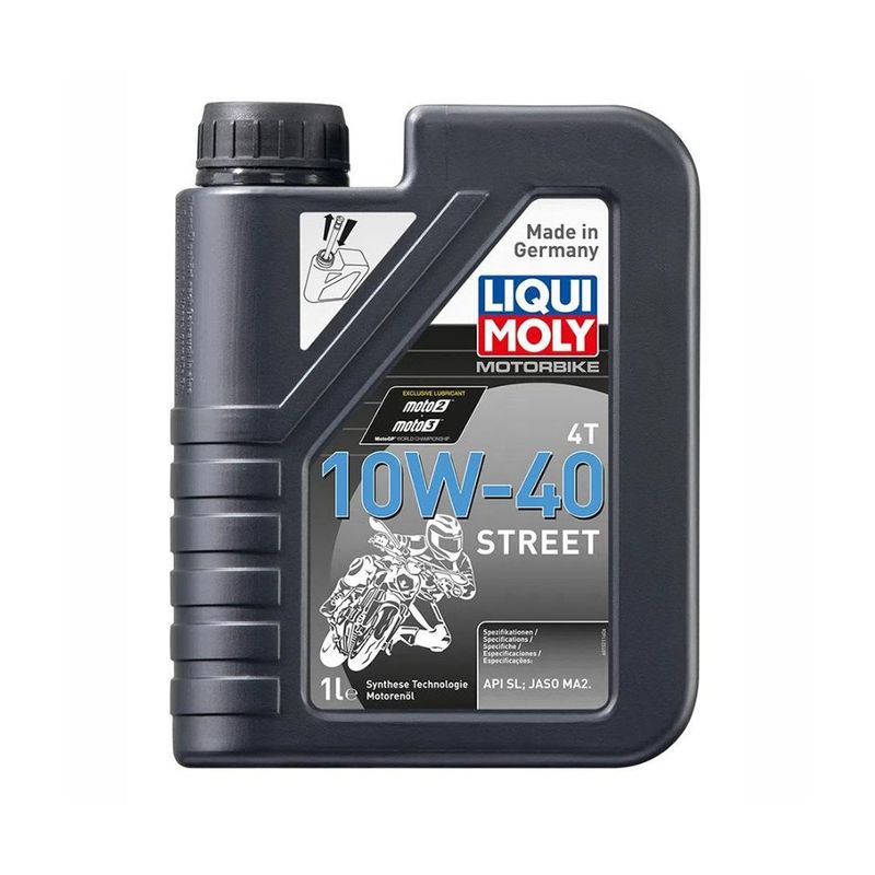 Aceite Motorbike 10W-40 Street para Moto de 4 Tiempos 1 litro
