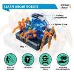 Kit Educativo STEM Araña Robótica para Armar con Motor y Piezas Móviles Multicolor