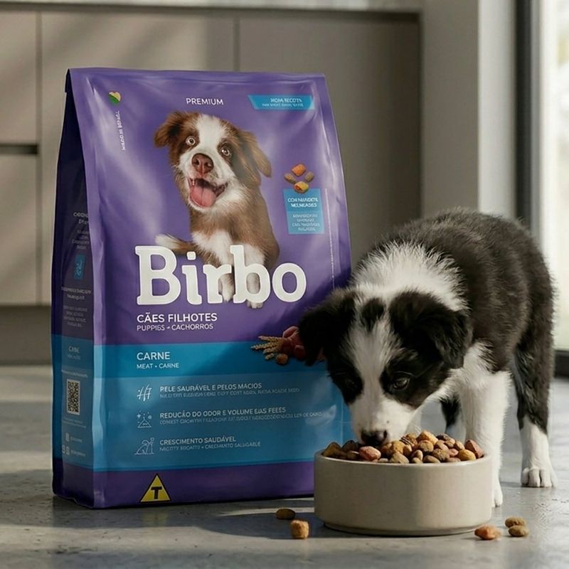 Concentrado para Cachorro Premium Sabor Carne con Relleno Bolsa de 1 kg