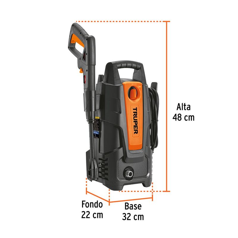 Hidrolavadora Eléctrica de 1500 PSI