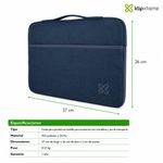 Funda Protectora para Laptop Nova de 14 plg en Color Azul