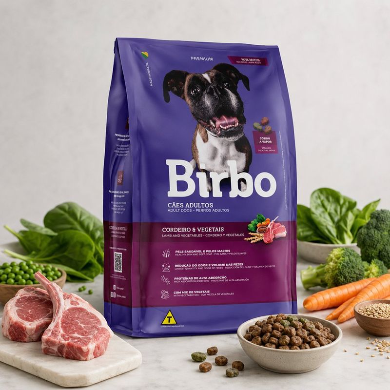 Concentrado para Perro Adulto Premium Sabor Cordero y Vegetales Bolsa de 1 kg