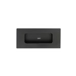 Halador de Embutir de Aluminio para Muebles 124 mm Color Negro Mate