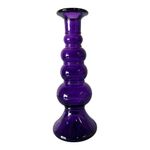 Candelero para Vela con Diseño de Círculos Color Morado