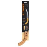 Serrucho de Poda Curvo de Acero SK5 con Mango de Madera 14 Plg