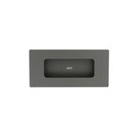 Halador de Embutir de Aluminio para Muebles 124 mm Color Gris