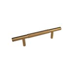 Halador Moleteado de Acero Inoxidable 304 para Muebles 96 mm Color Dorado