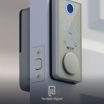 Cerradura Electrónica Inteligente Wi-Fi con Huella de Acero Inoxidable