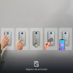 Cerradura Electrónica Inteligente Wi-Fi con Huella de Acero Inoxidable