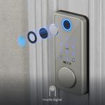 Cerradura Electrónica Inteligente Wi-Fi con Huella de Acero Inoxidable