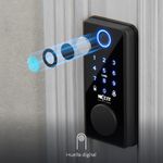 Cerradura Electrónica Inteligente Wi-Fi con Huella Color Negro