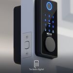Cerradura Electrónica Inteligente Wi-Fi con Huella Color Negro