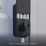 Cerradura Electrónica Inteligente Wi-Fi con Huella Color Negro
