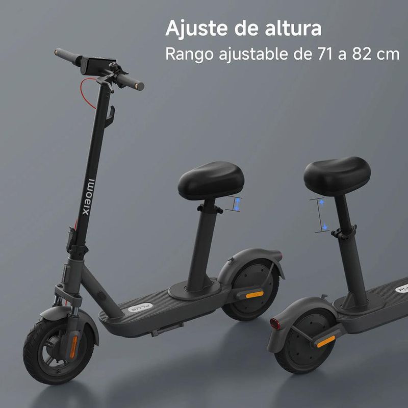 Scooter Xiaomi 5 Plus con Asiento Color Negro