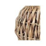 Manzana Decorativa Rústica de Fibra Natural Tejida