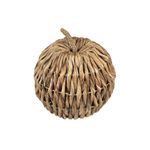 Manzana Decorativa Rústica de Fibra Natural Tejida