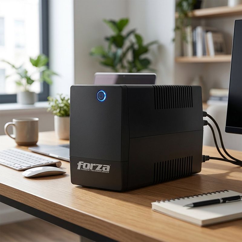 UPS Interactivo con 6 Salidas y Protección Nivel 5 Negro 1000VA 500W