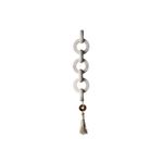 Cadena Decorativa con Borla 64 cm Color Blanco