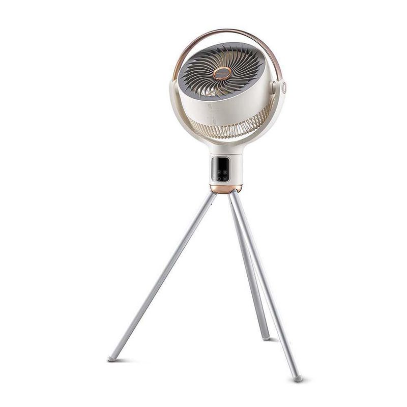 Ventilador Blanco con Cabezal Giratorio
