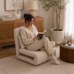 Sillón Sofá Billy Plegable con Almohada de 127 x 65 x 32 cm Beige