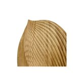 Figura Decorativa de Madera 30 x 32 cm Diseño Escultórico Abstracto