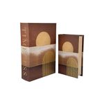 Caja Decorativa Sol 27 x 18 x 7 cm Tipo Libro con Diseño Timeless