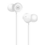 Audífonos Alámbricos Maxell IN-BAX USB-C con Micrófono Color Blanco