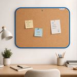 Tablero de Corcho Iglú 30 x 40 cm con Marco Flexible Gris
