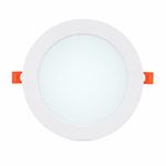 Lámpara Empotrable LED Redonda Blanca Luz de Día 18W 1170 lm 210 mm