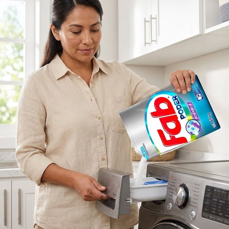 Detergente en Polvo Fab Advance para Ropa Blanca y de Color de 1.65 Kg