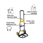 Diablo de Carga Plegable de Acero con Capacidad de 60 kg
