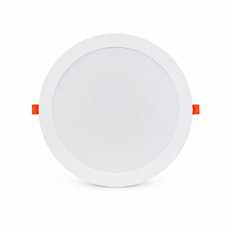 Lámpara Empotrable LED Redonda Blanca Luz Cálida 24W 1600 lm 295 mm