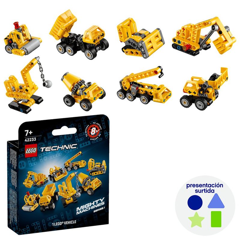 LEGO Technic Máquinas Poderosas #42233 de 44 piezas - Diseño Surtido