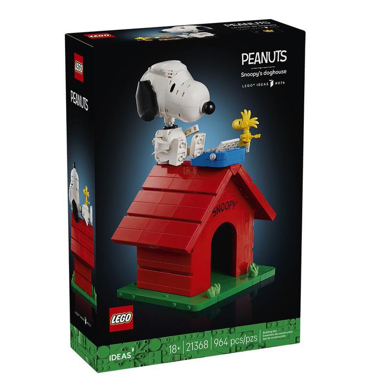 LEGO Ideas Peanuts: La Casa de Snoopy #21368 de 964 piezas