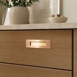 Halador de Embutir de Acero Inoxidable 304 para Muebles 200 mm Color Cobre