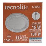 Plafón LED de E27 18W Luz de Día Blanco