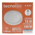 Plafón LED de E27 18W Luz de Día Blanco