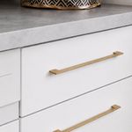 Halador de Aluminio para Muebles 350 mm Color Dorado