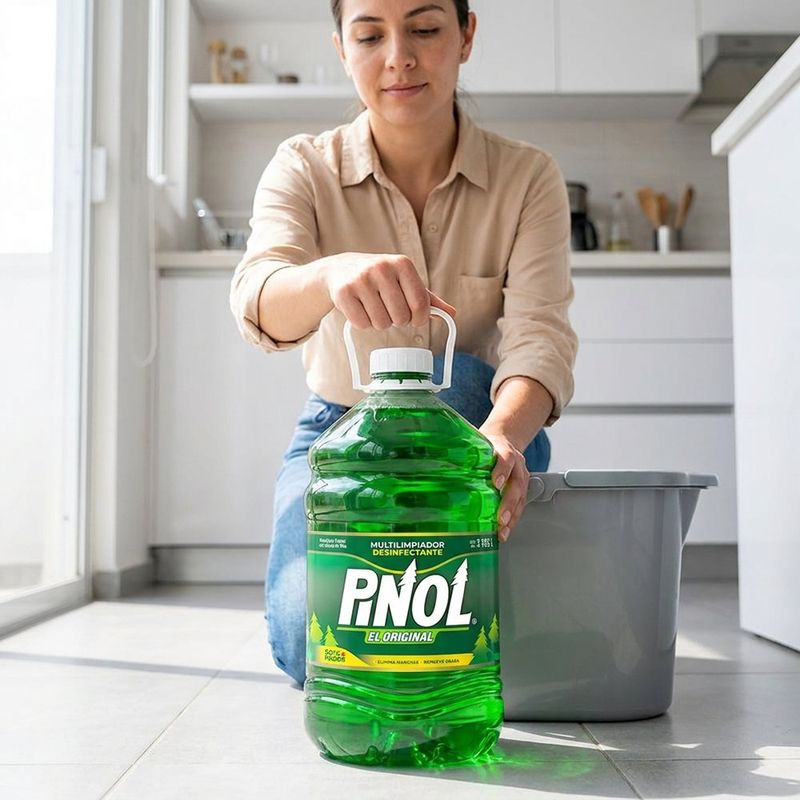Desinfectante Pinol Multiusos con Aceite de Pino de 1 galón