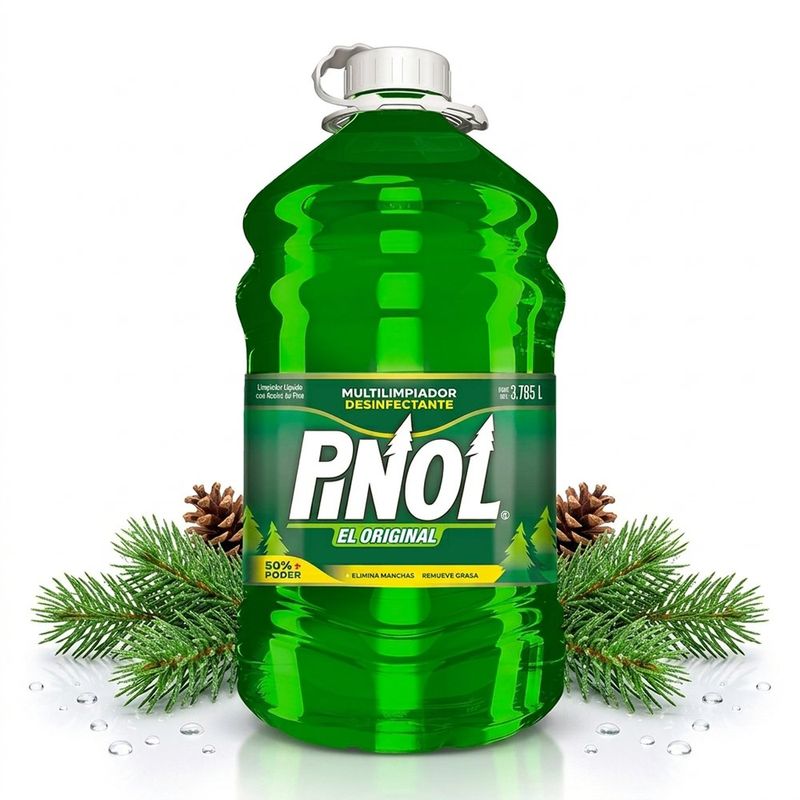 Desinfectante Pinol Multiusos con Aceite de Pino de 1 galón