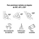 Escuadra Magnética de 4 plg para Soldar con Capacidad de 20 kg