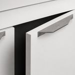 Halador para Mueble Himalaya de Aluminio 140 mm Color Gris
