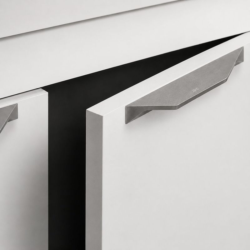 Halador para Mueble Himalaya de Aluminio 140 mm Color Gris