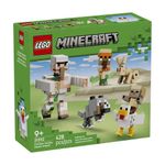 LEGO Minecraft Ataque del Jinete a Gallinas en el Desierto #21592 de 428 piezas