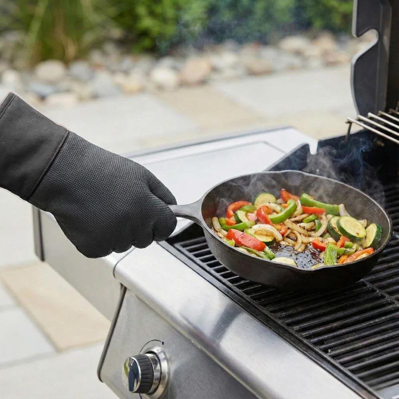 Guante de Neopreno para Parrilla Resistente al Calor 16 Plg Negro