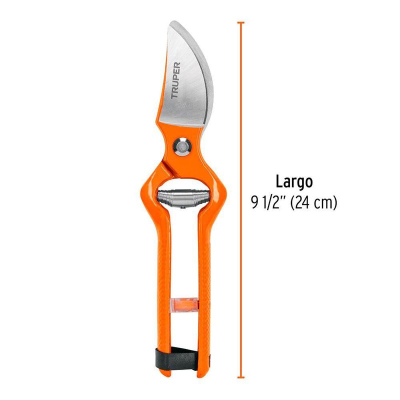 Tijera para Poda Forjada con Cuchilla de Paso de Acero 9.5 Plg